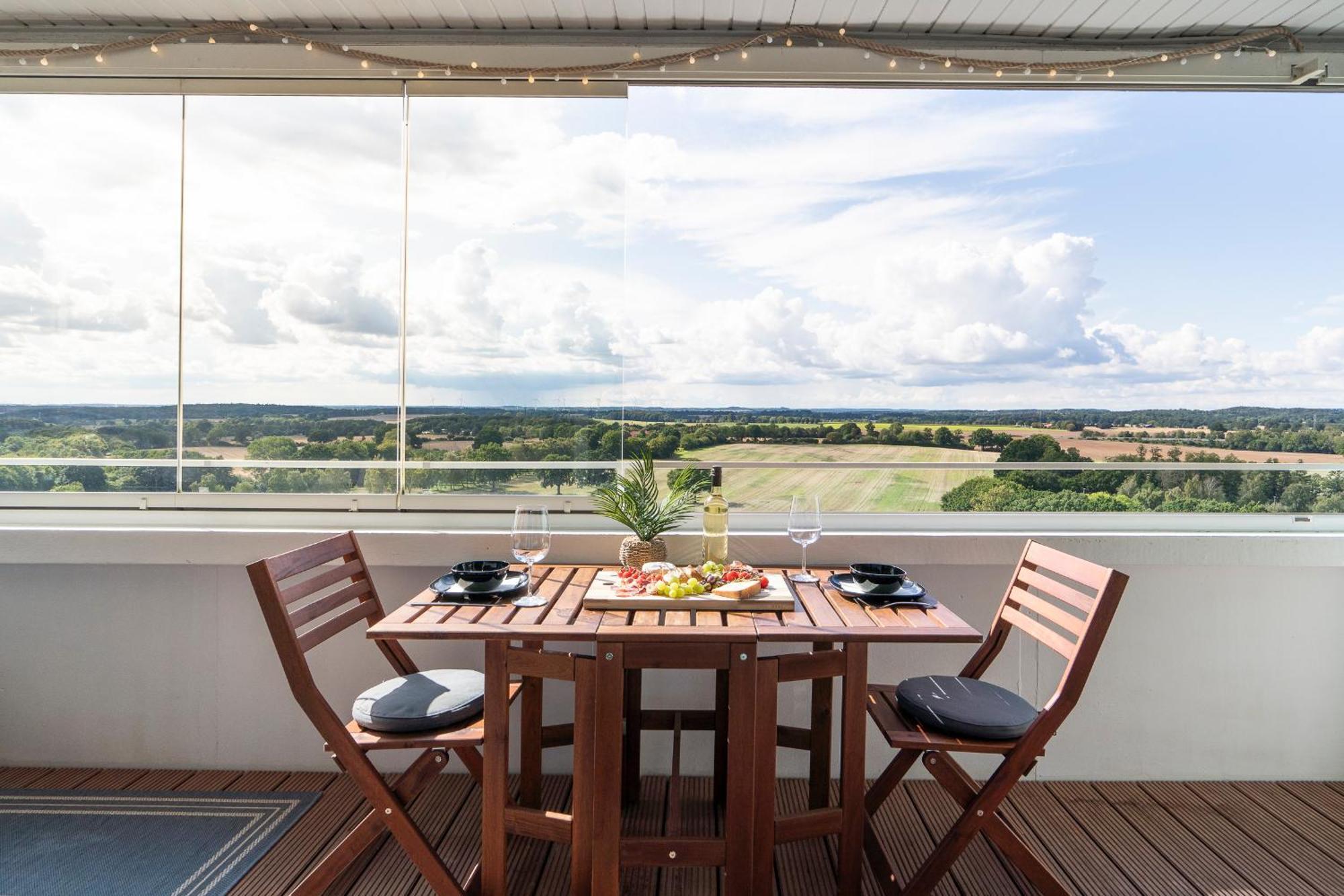 זירקסדורף "Penthouse Wolke 12" Mit Unglaublichem Ausblick - Meerblick מראה חיצוני תמונה